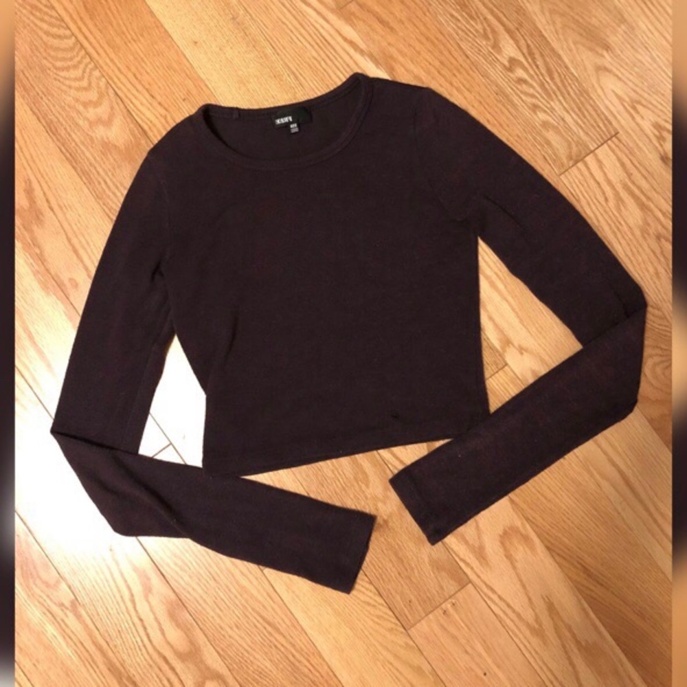 Aritzia Wilfred Free Purple Crop Top (Size XXS)